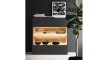 Highboard Lumea, Eiche/anthrazit