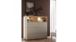Highboard Andiamo, steingrau/Eiche rustico