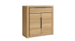 Garderobenbank Brest, teilmassive Buche
