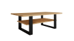 Couchtisch Brest massive Buche/schwarz