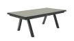 Ausziehtisch Vivera-Stone, anthrazit, inkl. Synchronauszug