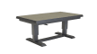 Ausziehtisch Vivera-Stone, anthrazit, inkl. Synchronauszug