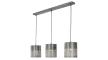 Pendelleuchte Rusty, grau, 100 cm