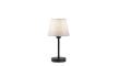 Tischlampe Fibo, schwarz/weiß, 32 cm