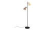 Standleuchte Agudo, mehrfarbig,  2 flammig, 160 cm