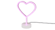 LED-Deko-Tischleuchte Heart, weiß, 30 cm