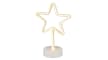 LED-Deko-Tischleuchte Stern, weiß, 32,5 cm