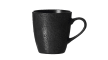 Becher Kitwe, Steingut, schwarz, 370 ml