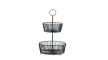 Etagere Gea in matt schwarz, 46 cm