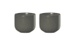 2er-Set Teebecher coppa nori, Porzellan, grün, 0,2 l