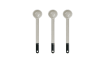 Kaffeelöffel Joy, grau/schwarz, 3er Set