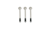 Espressolöffe  Joy, grau/schwarz, 3er Set