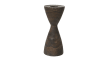Kerzenhalter, Paulowniaholz dunkelbraun, 26 cm