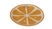 Frühstücksteller Orange, orange/weiß