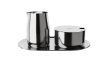 Zucker-Sahne-Set, stainless steel polished, 3-teilig
