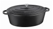 Bräter Calido, schwarz, oval, 9,5 l
