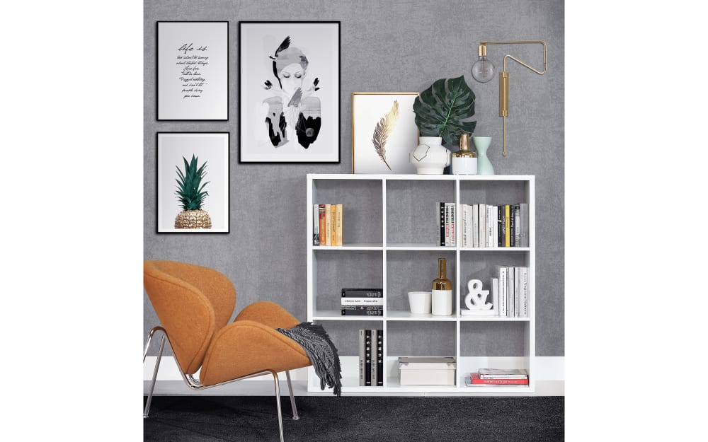 hardi Regal Mauro, weiß, 107,2 x 107,3 cm Kunststoff, MDF 107.2 x 107.3