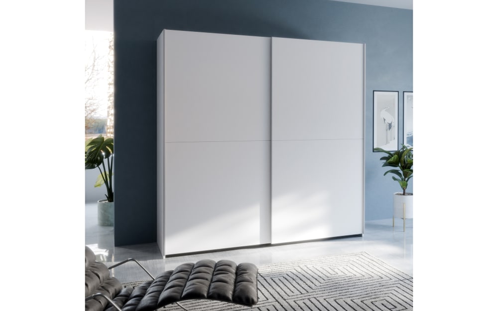 hardi Kleiderschrank Schach&matt, weiß, 190,1 x 190,5 cm Holzdekor, Kunststoff 190,1 cm