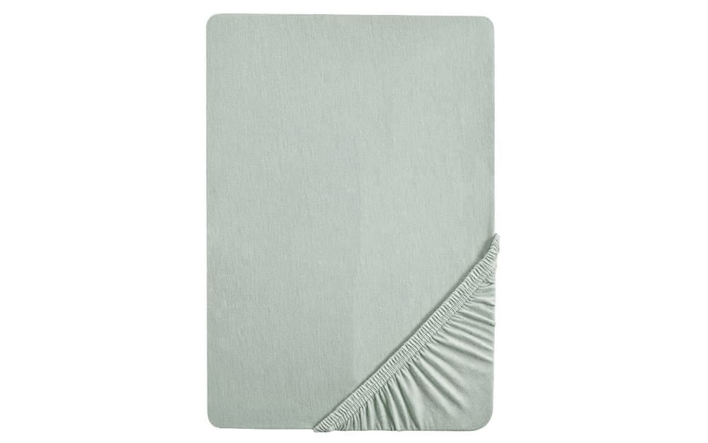 Roba Jersey Spannbettlaken Lil Planet in frosty green, ca. 70 x 140 cm grün Stoff