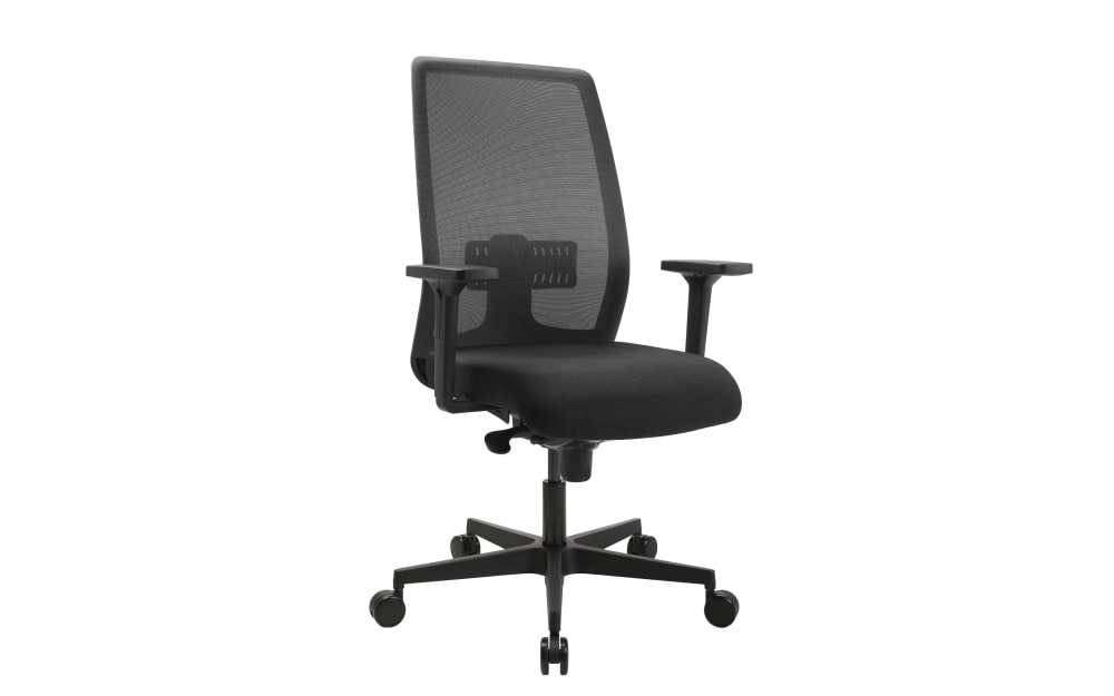 Mondo Drehstuhl Work Art 40, schwarz Polyamid, Polyester, Stoff