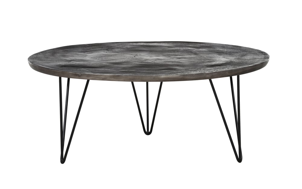 Gutmann Factory Couchtisch Coffee, schwarz Aluminium, Eisen