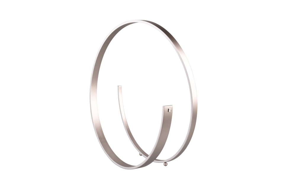 Trio Leuchten LED-Stehleuchte Cinque Cinardi, nickelfarbig, inkl. Dim to Warm Funktion nickel matt Metall