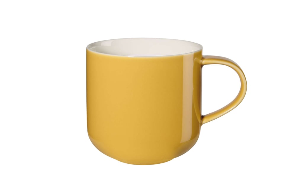 Asa Selection Henkelbecher coppa mustard, Porzellan, gelb, 0,4l