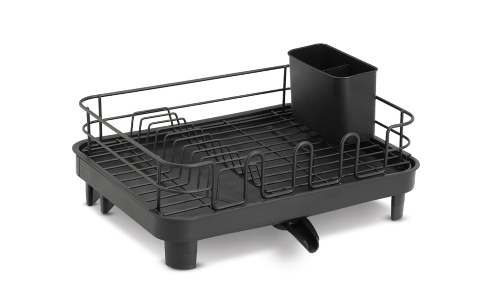 Zeller Geschirrabtropfständer, schwarz, 31 x 41 cm Kunststoff, Metall