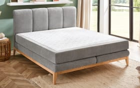 Boxspringbett BX2340 Weimar, silber, 180 x 200 cm