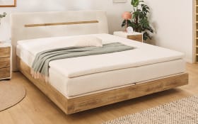 Boxspringbett Hetty Max, beige, 180 x 200 cm, Härtegrad fest