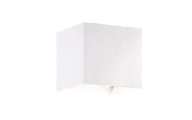 LED-Wandleuchte Wall IP44, weiß matt, 10 cm