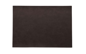 Tischset vegan Leder, black coffee, 46x33cm