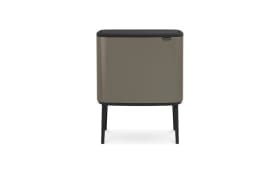 Mülleiner Touch Bin Bo, platinum, 68 cm