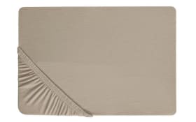 Boxspring-Spannbetttuch, taupe, 90 x 190 x 25 cm