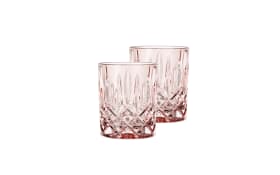 Whiskybecher Noblesse farbig in rose, 2-teilig