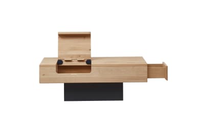 Seitlicher Schubkasten ohne Klappe mit Tablethalterung