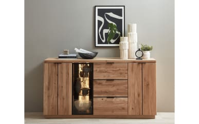 Sideboard Donna, Wildeiche/anthrazit