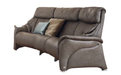3-Sitzer Rund-Sofa 4216 Comfortmaster in magma