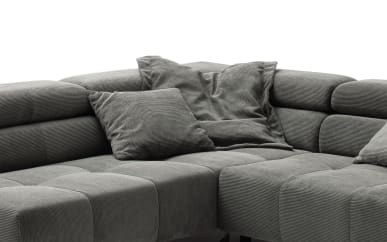 Flatterkissen 7546, anthrazit melange, 75 x 75 cm