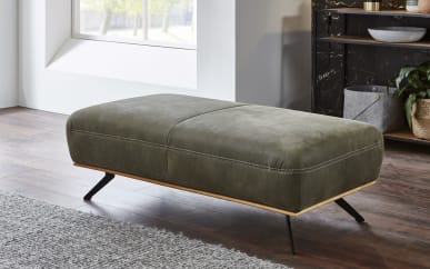 XXL-Hocker in olive, B/H/T ca. 135 x 43 x 70 cm