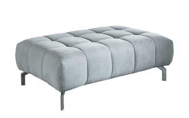 XXL-Hocker silver