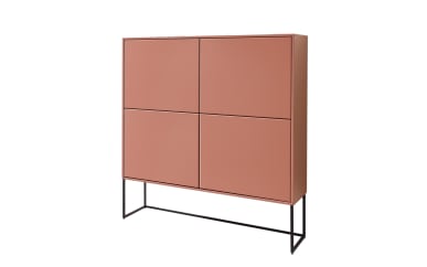 Gestell für Highboard Kara Frame, schwarz, 28 cm