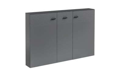 Hängeschuhschrank Filigro, grau