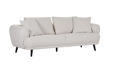 Sofa 2,5-Sitzer Sixten, grau, inkl. Kissen 