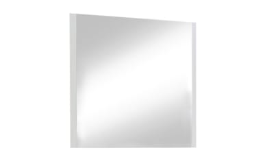 Garderobenspiegel Una, weiß, 80 x 79 cm