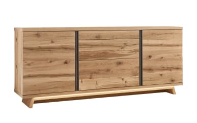 Sideboard Barola in Eiche rustico hell furniert