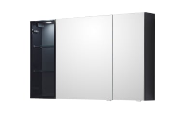 Spiegelschrank Bern in anthrazit seidenglanz