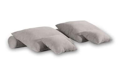 Kissen- Set 6-teilig, light grey