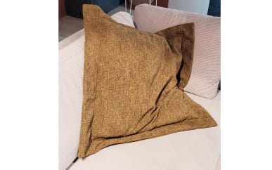 Flatterkissen JustB! PM200, messing,  ca. 75 x 75 cm