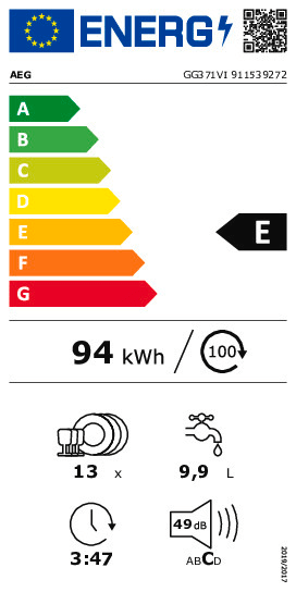 Einbauküche Yvante, seidengrau, inkl. AEG Elektrogeräte